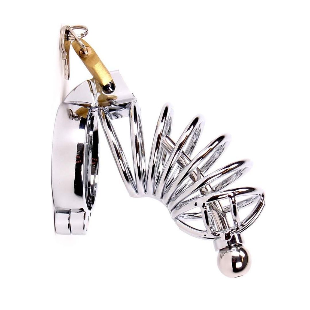 Chastity Cage With Urethral Sounding